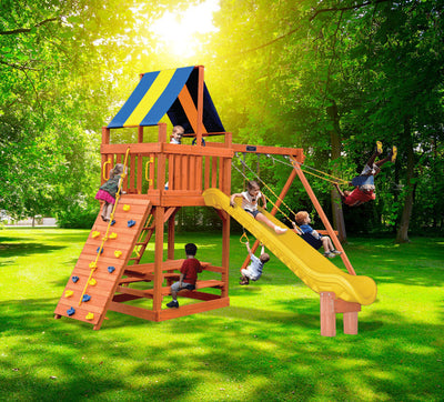 Playground One Turbo Original Fort Combo 2 - NJ Swingsets