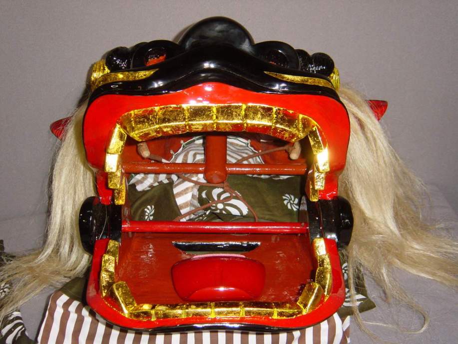 獅子頭-宇津黒獅子頭白髪付き