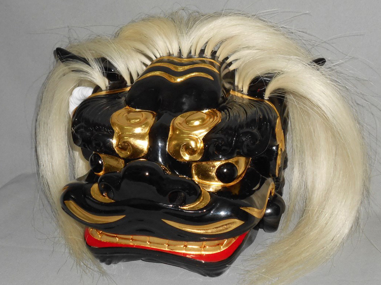 黒獅子頭-完成品大特価、宇津8寸