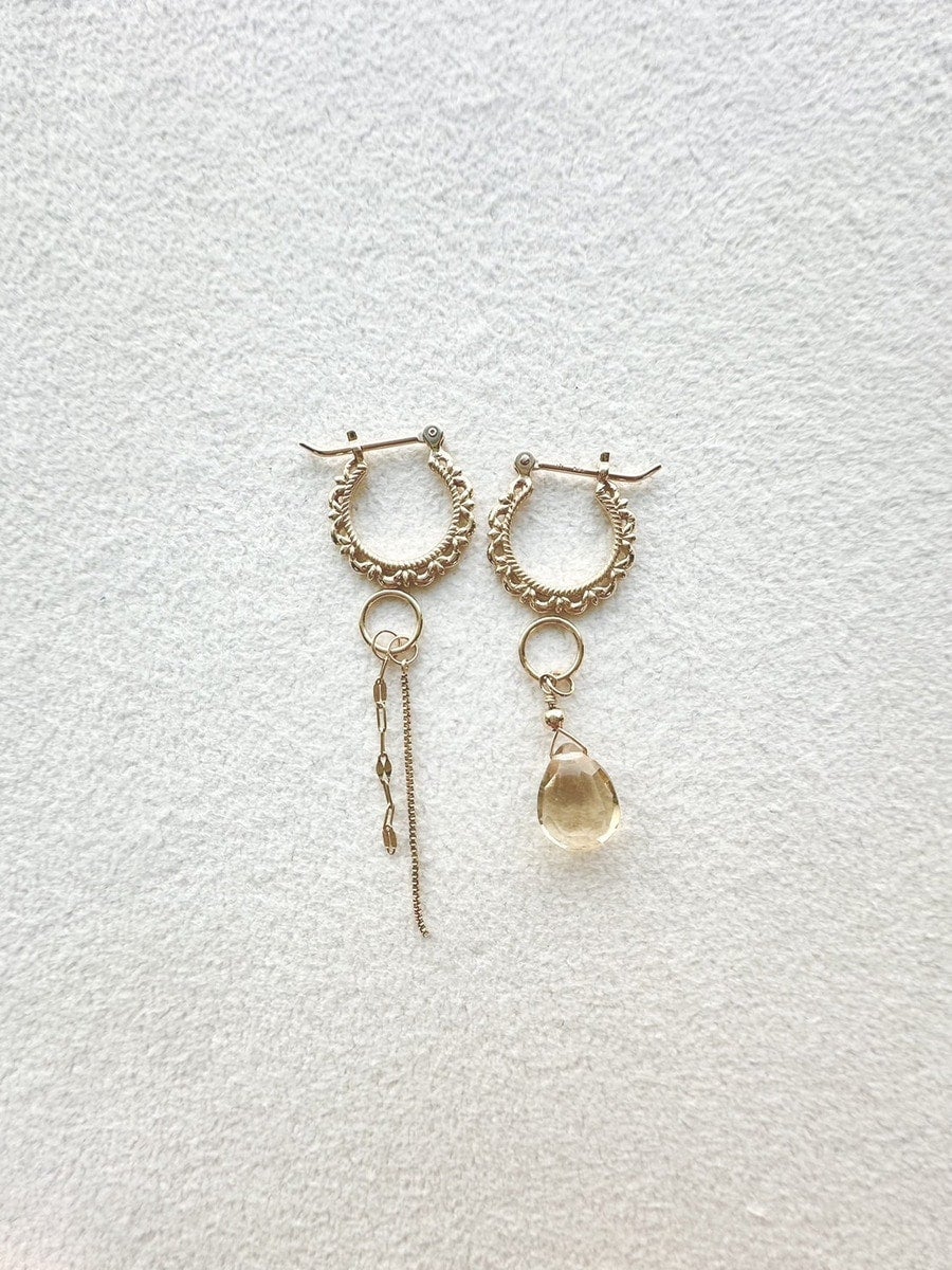 フープピアス×チャーム｜コーディネート｜ノジェス 公式