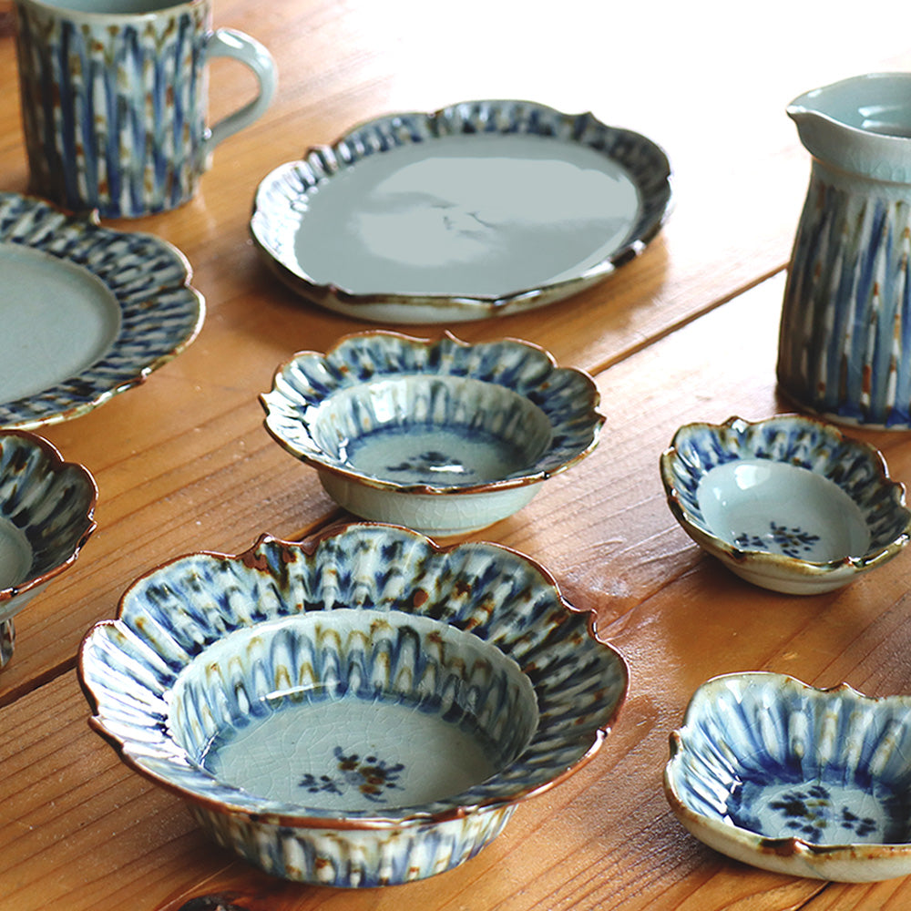 陶房 遊 輪花しのぎ深鉢（小）｜のレン神楽坂【公式通販】発酵、暮らし