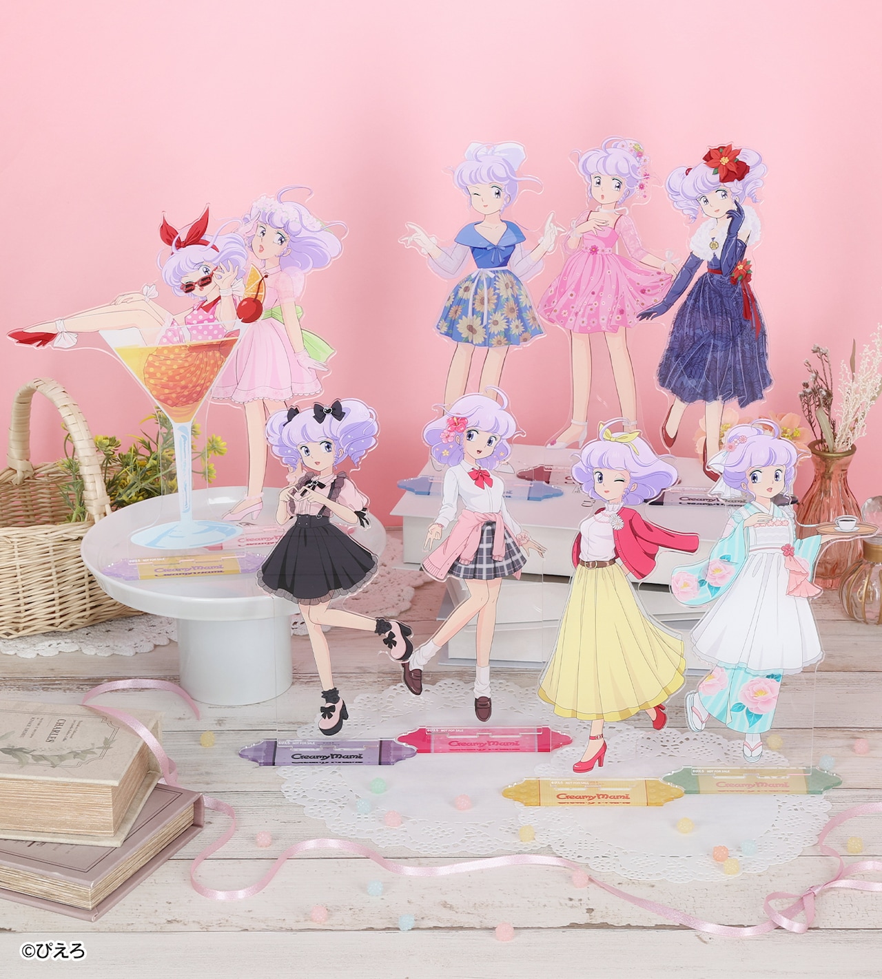 魔法の天使クリィミーマミ」アクスタ当たるくじ、いろんなマミの姿を