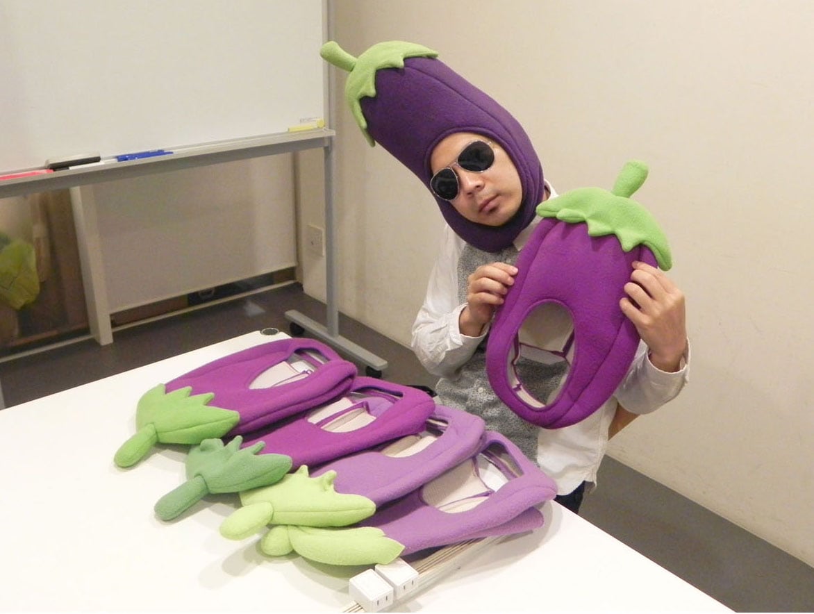 あなたも「なすびくん」になれる！天竺鼠川原こだわりのかぶり物が商品