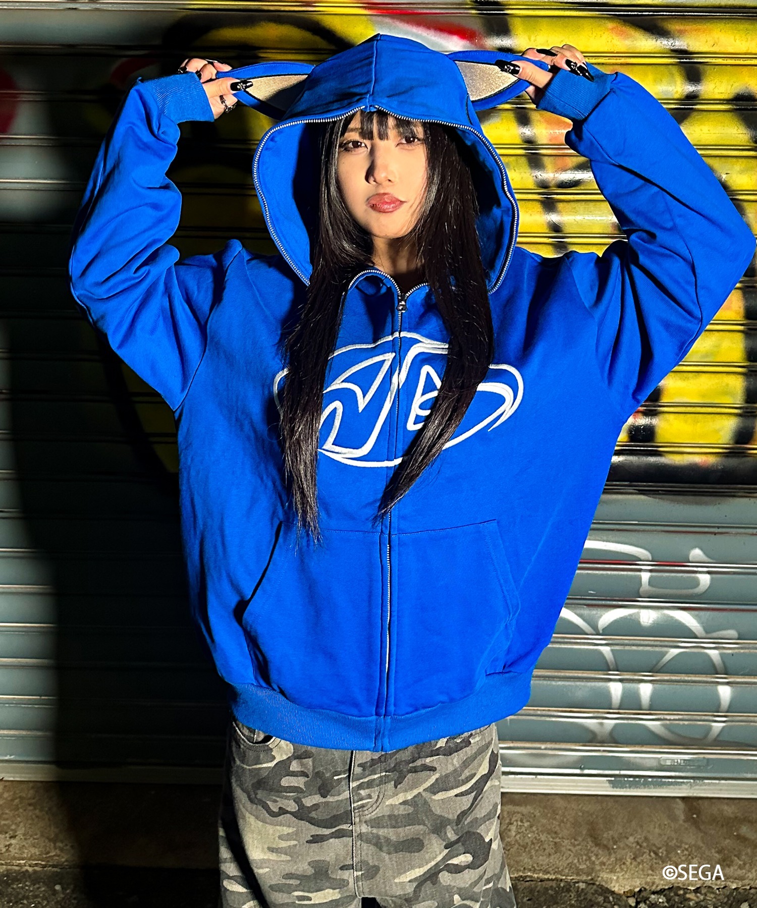 A'GEM/9 × .kom 『A'gem/エージェム』SONIC ZIP UP HOODIE /ソニック