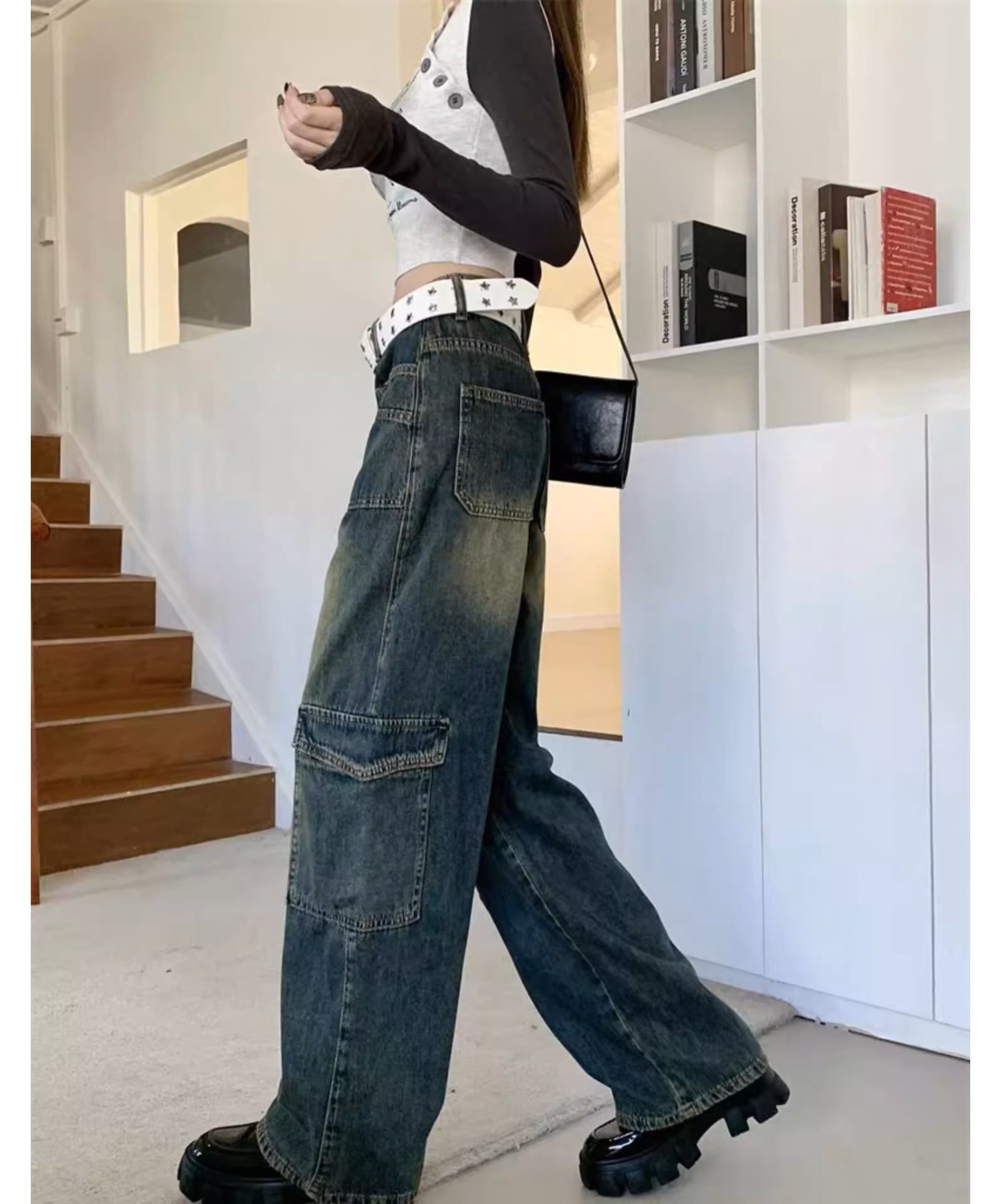 A'GEM/9 × .kom『.kom/ドットケーオーエム』サイドポケットカーゴ