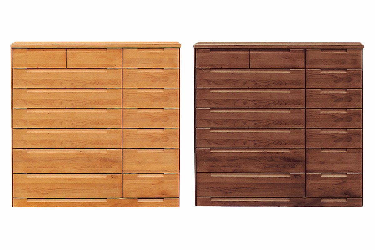 幅120.3 奥行46 高さ147.5】スカーレット120センチ幅7段チェスト