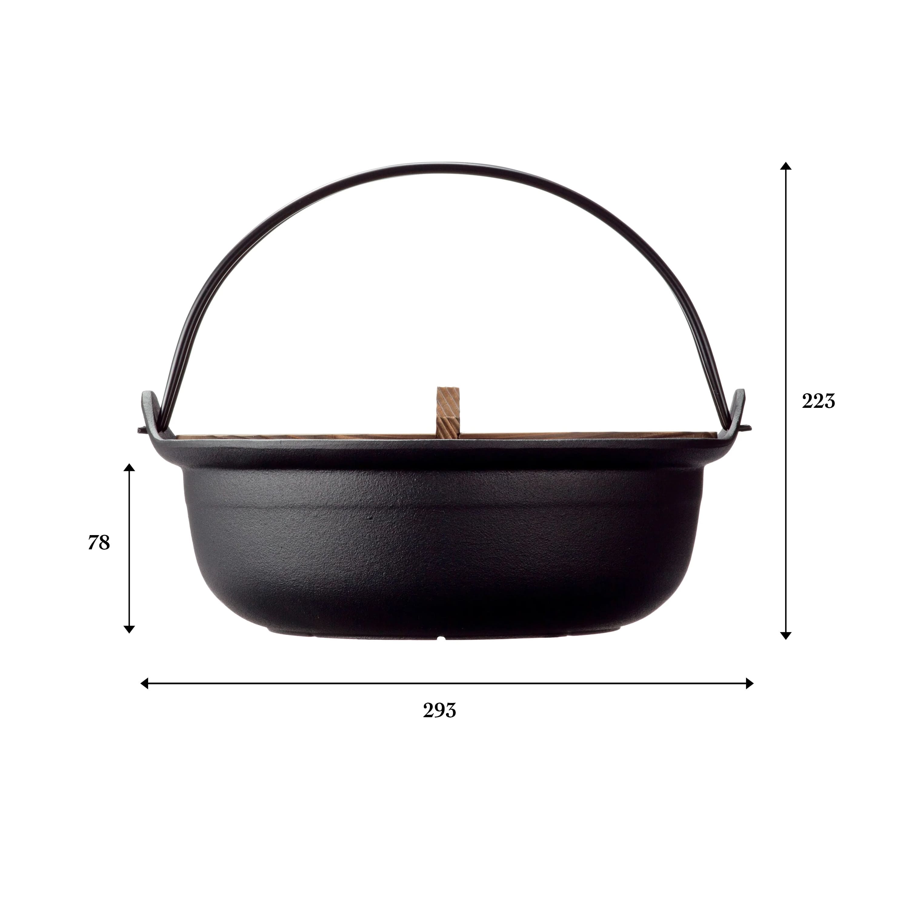 お国自慢鍋ツル付 24cm| 南部鉄器の老舗 及源鋳造 OIGEN 公式