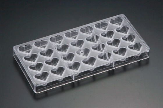 154-02 マトファチョコレートモールド ハート 901526 28ヶ取 412020900