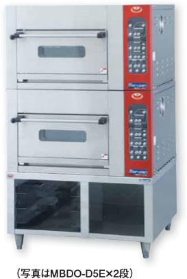 マルゼン フジサワ ベーカーシェフ ミニ・デッキオーブン2段重ね+専用