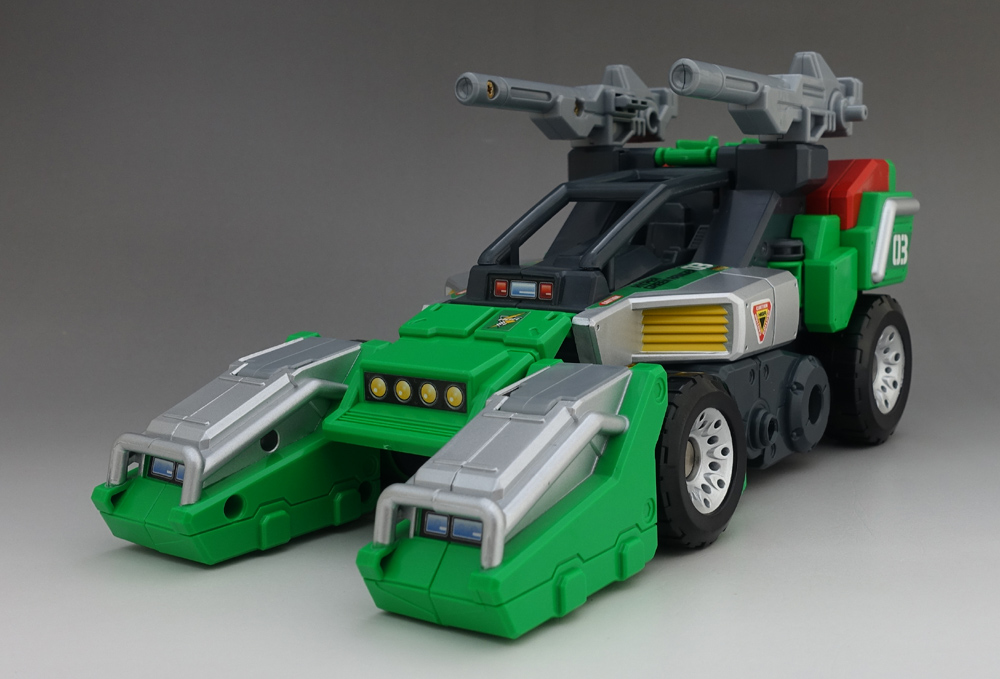 ハイパーグリーンレンジャー3号 レンジャートレーラー トミカハイパー