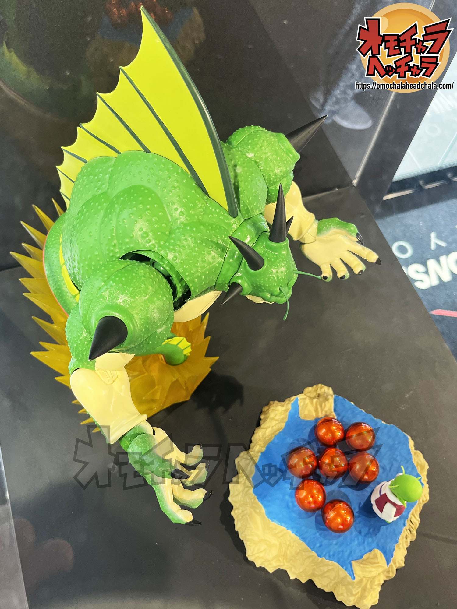 ポルンガ＆デンデ 光るドラゴンボールセット-いでよ本場の神龍!!-展示