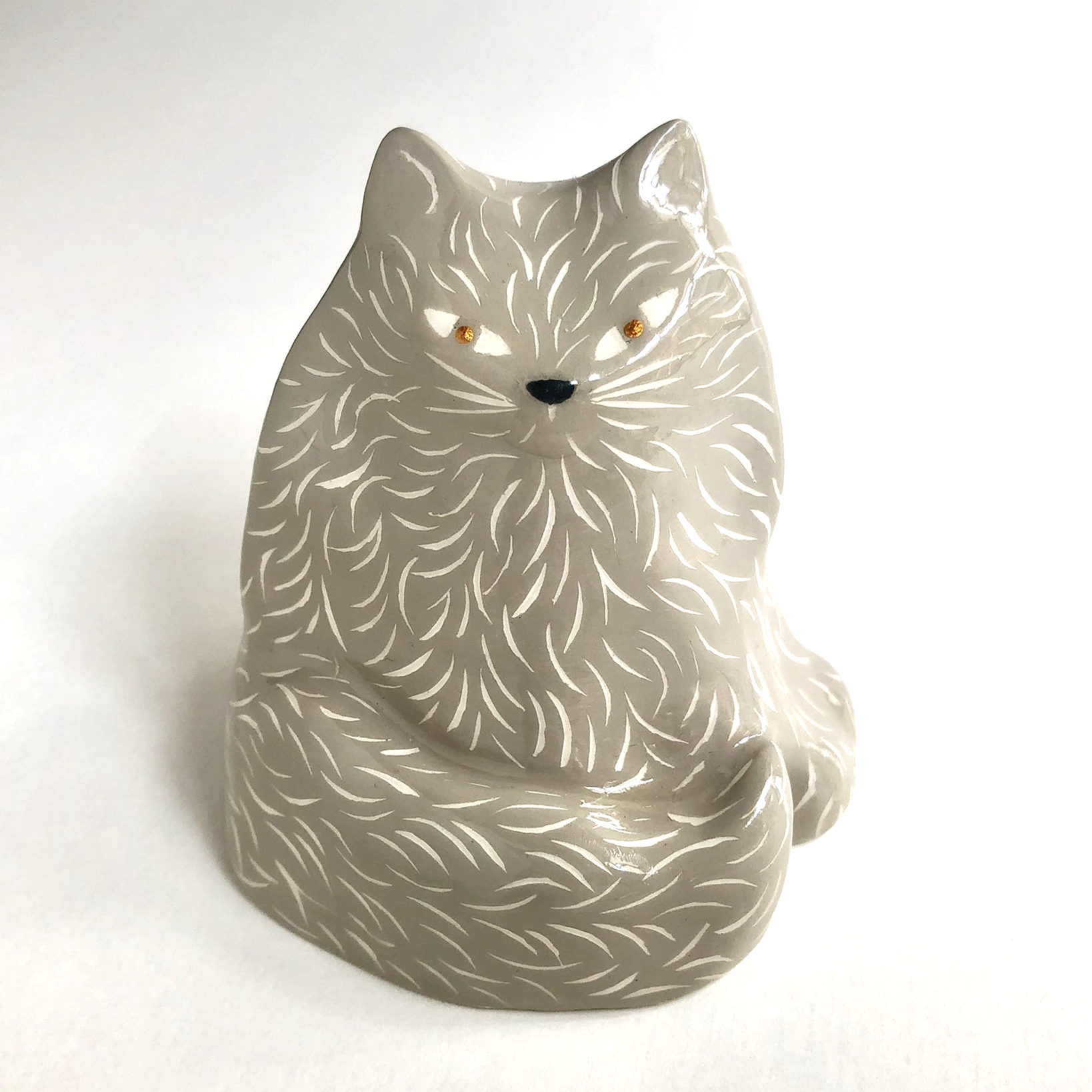 Cat pottery object（猫の陶器オブジェ） | ondo
