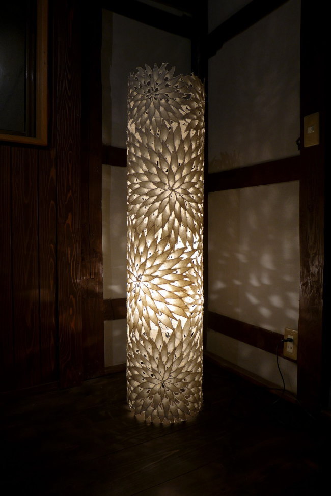 和紙ランプ「漉きあかり」｜越前和紙 長田製紙所