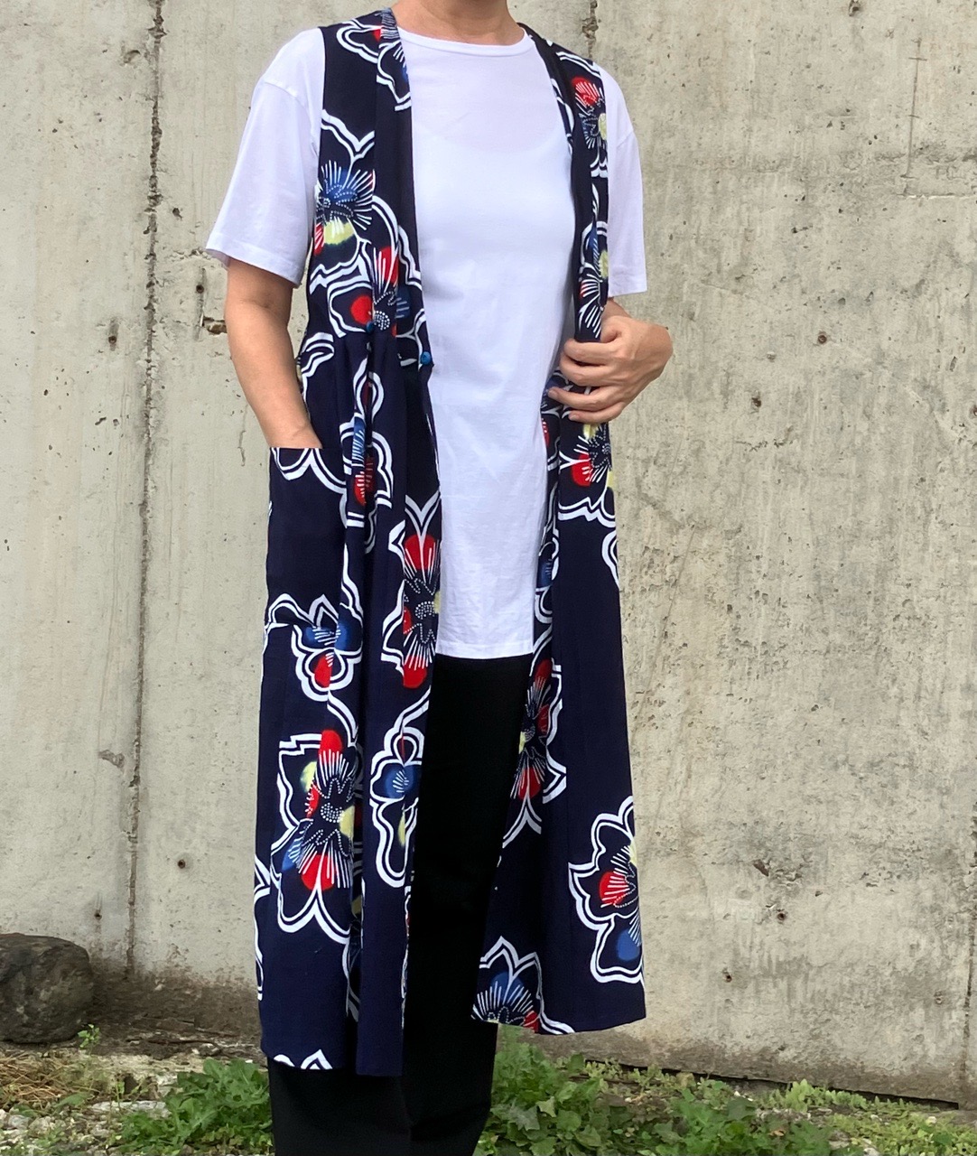 re wafuリメイク 浴衣からエプロン | 花とおさいくものの森