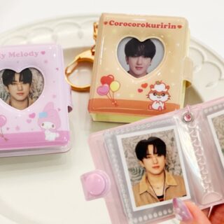 証明写真の収納はこれだ！サンリオのミニフォトアルバムキーホルダー