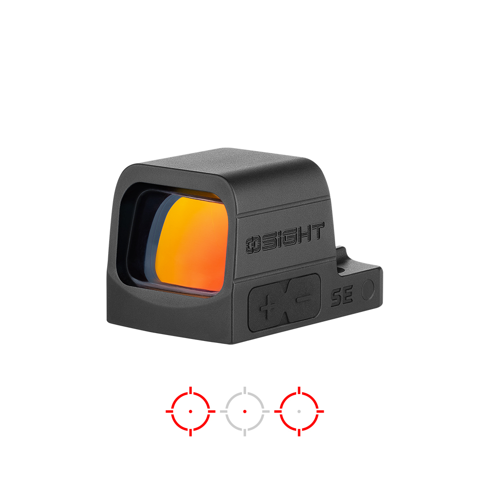 Osight SE RMSc Footprint Enclosed 6 MOA Green Dot Sight with Side