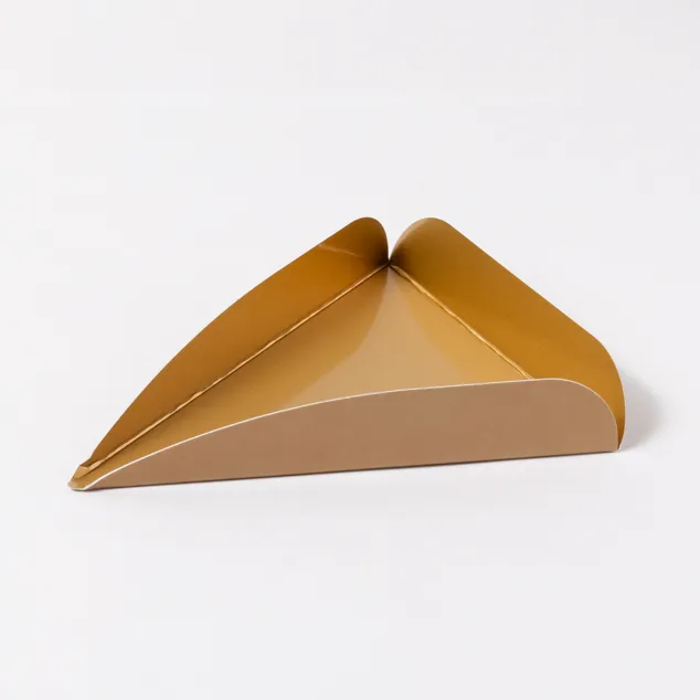 CP153 ケーキプレートトルテ8カット ゴールド 100枚 : トレー