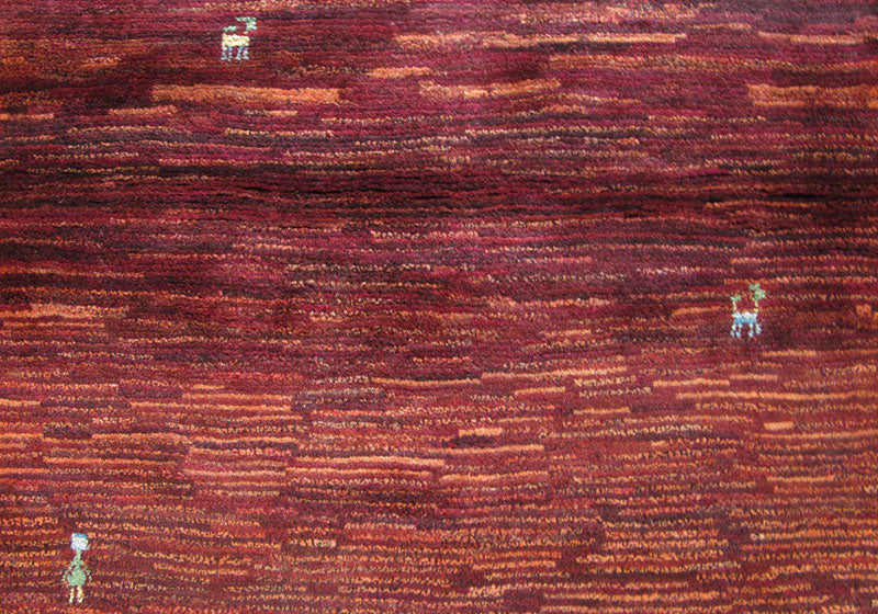 ギャッベ,ラグ,アマレ,118×82cm,ゾランヴァリ,手織り,ウール絨毯