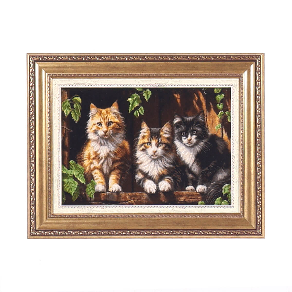 ペルシャ絨毯 タブリーズ産 絵画絨毯 78×61cm（FP-70256） – ギャッベ