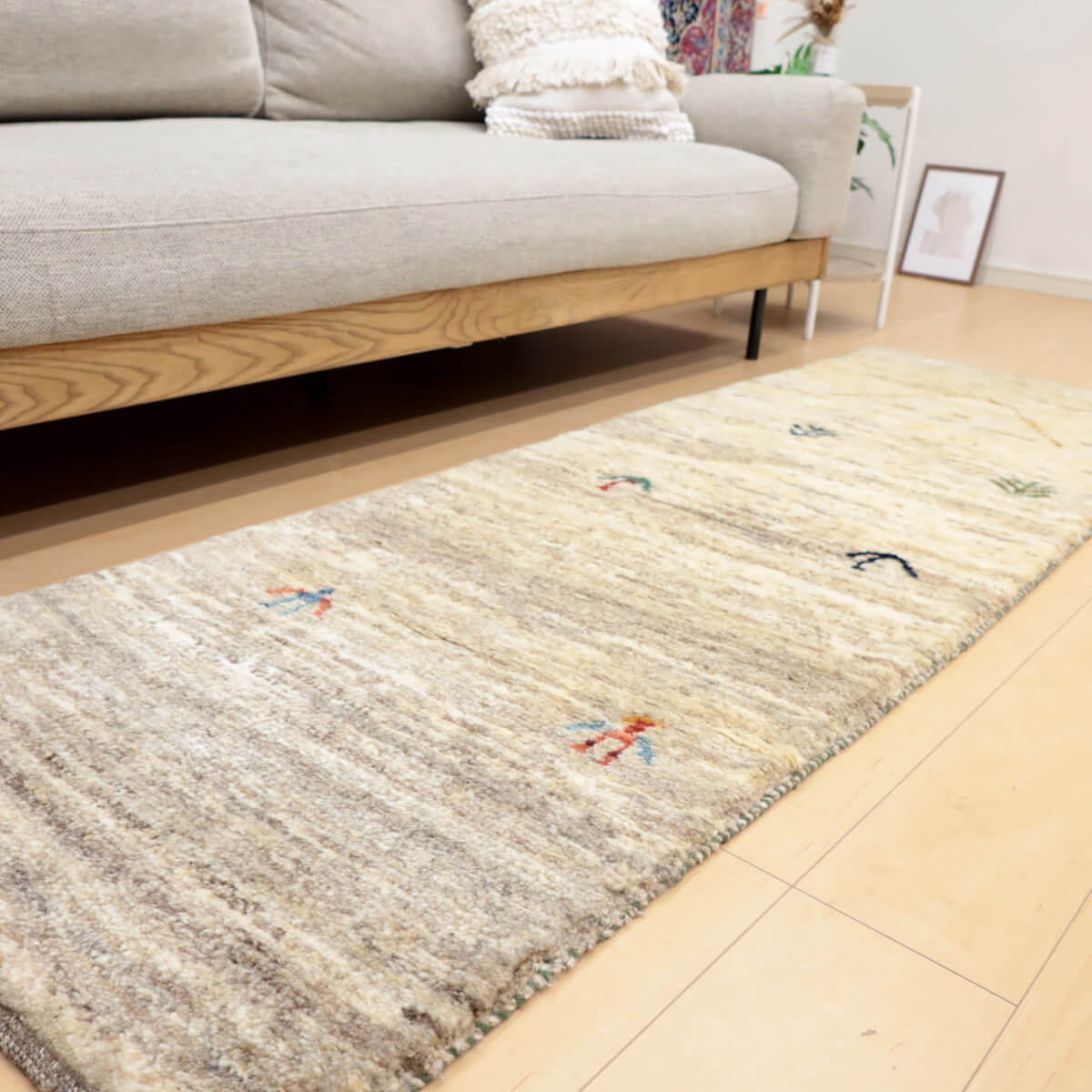 ギャッベ (ギャッベ) 199×67cm（HR-13130） – ギャッベ＆ペルシャ絨毯