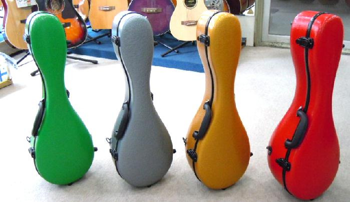 マンドリンハードケース グラスファイバー オレンジゴールド色