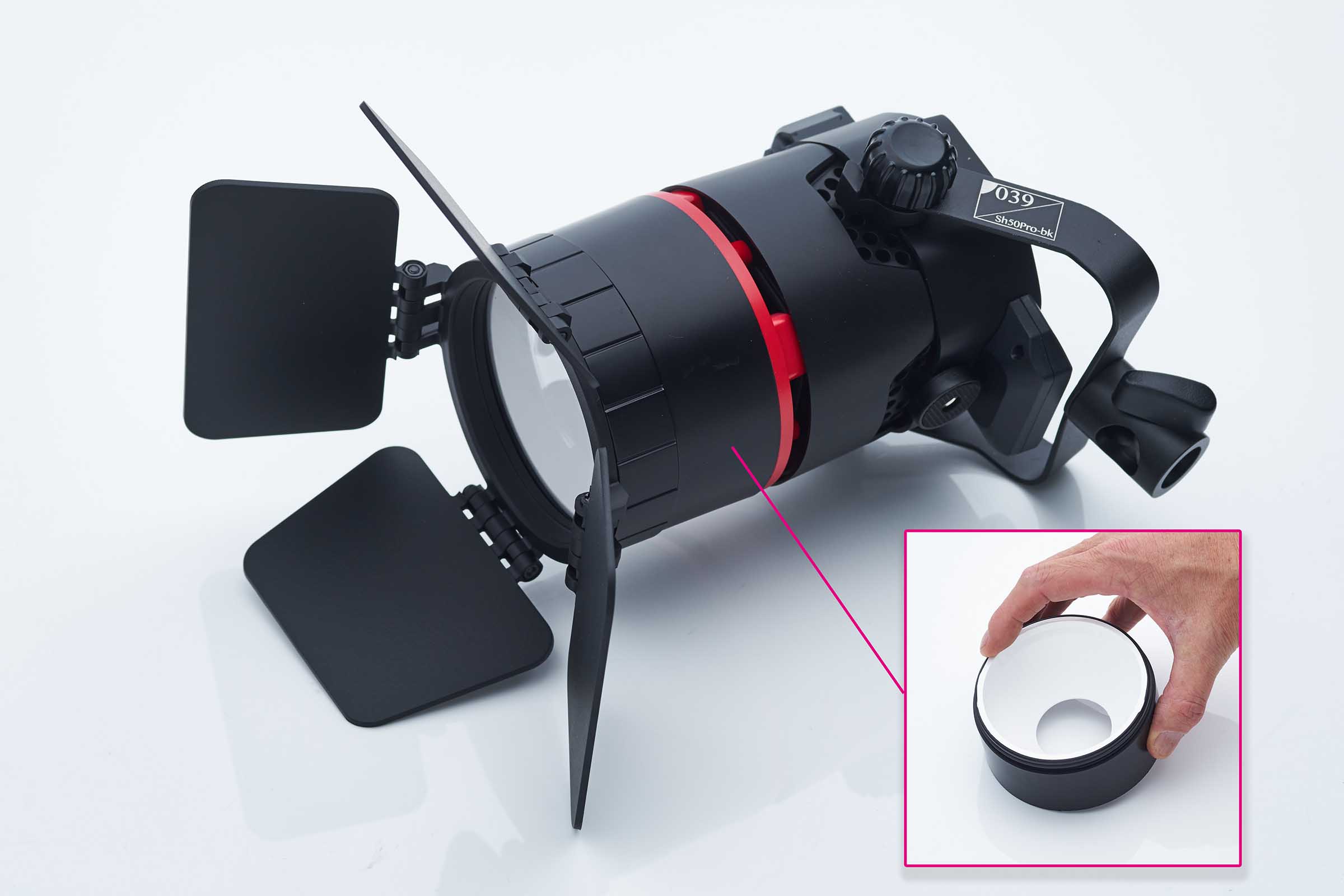 039ブランド｜LED ロケライト Sh50Pro-bk | 使える機材のセレクト