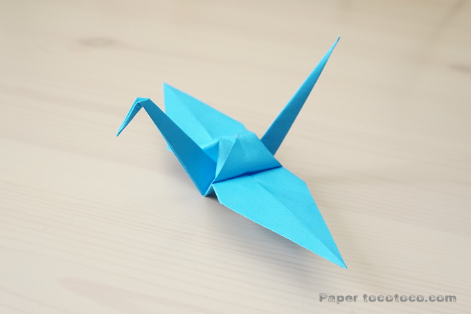 折り紙☆鶴の折り方☆ワンポイントできれいな仕上がり | おりがみ