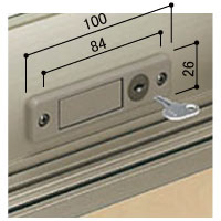 開口制限ストッパー（子鍵操作仕様）K39095【交換要領書付】(YK