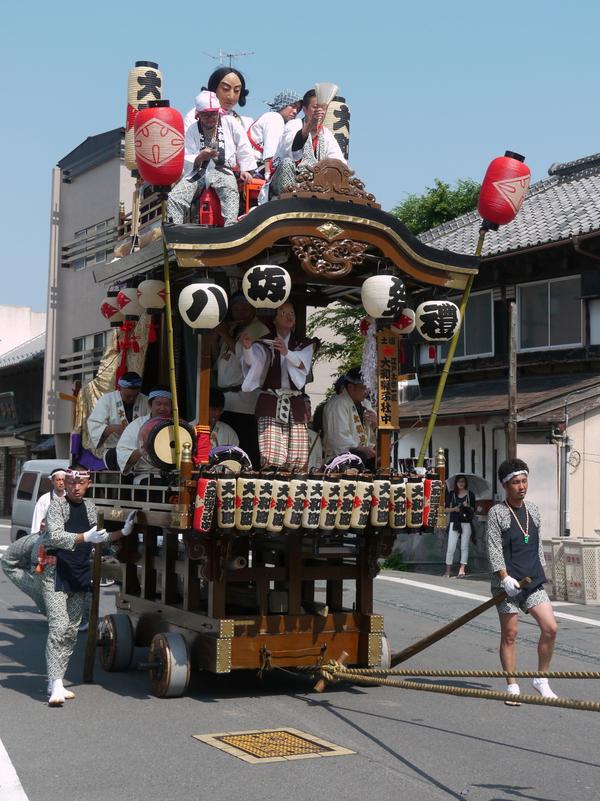 茨城県土浦市。土浦祇園祭。迎え祇園。当番町の巡行。幹事当番城北町