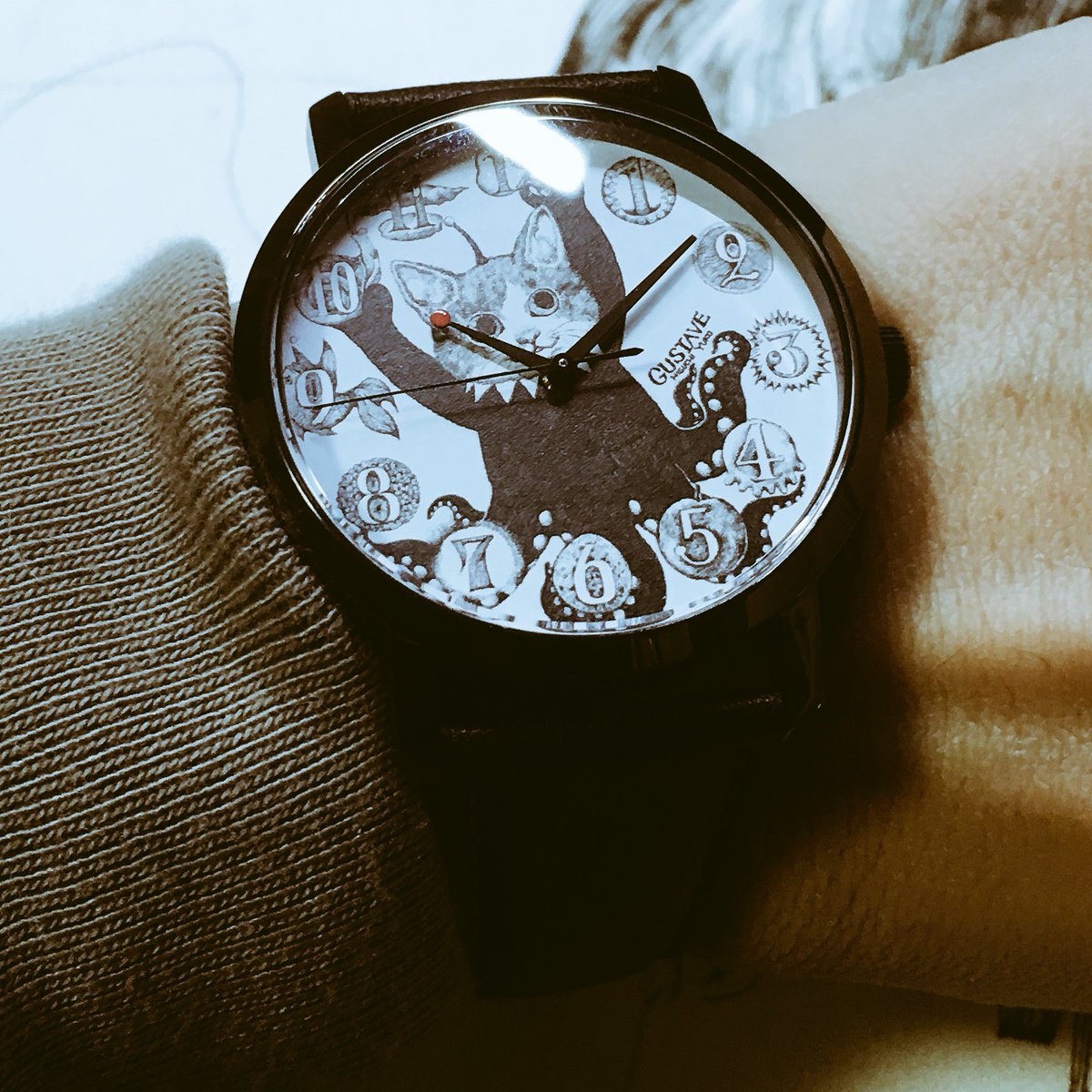 ヒグチユウコ 目覚まし時計 GUSTAVEくん 目覚まし時計 GUSTAVEくん