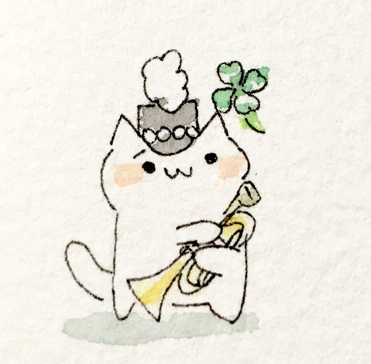 トランペットねこさん