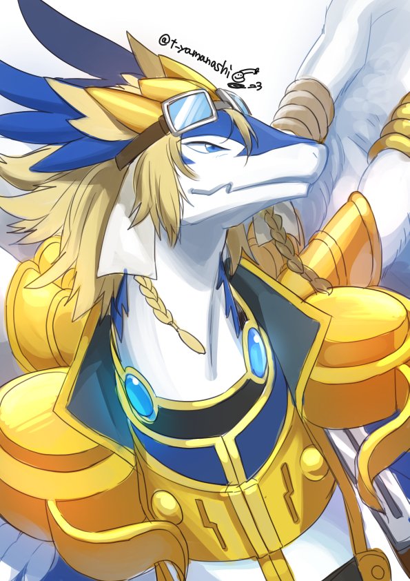 シロンさん～ カネルドウインドラゴン描きたかったので満足です(。・ω