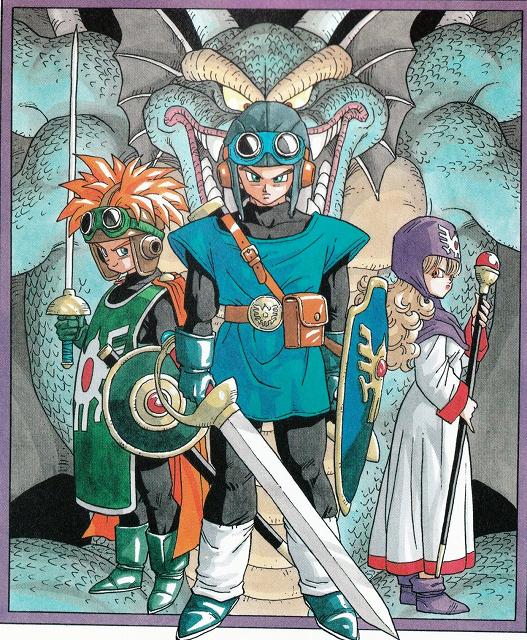 5.ドラゴンクエストI・II（SFC版）パッケージイラスト ※画像は『鳥山明