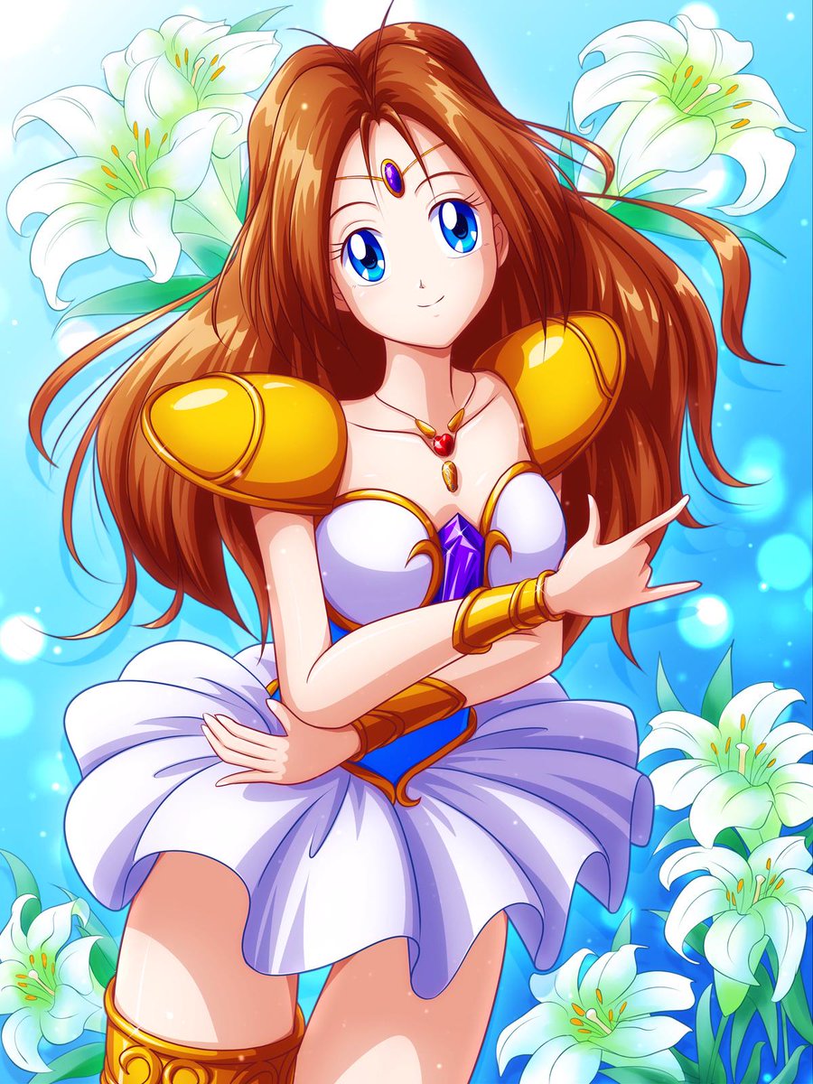 愛天使伝説ウェディングピーチのエンジェルリリィを描きました。タグお