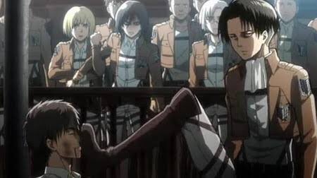 進撃の巨人 名言 缶バッジ リヴァイ 躾に一番効くのは痛みだと思う