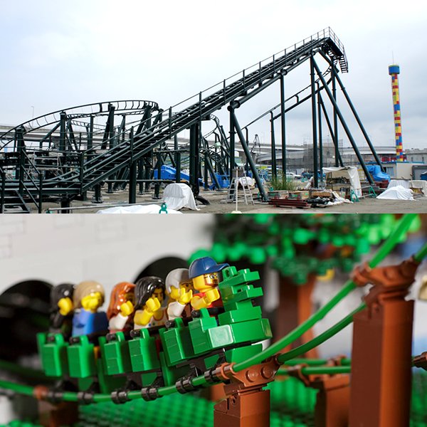 レールの工事が進んできました！】「ドラゴン・コースター」は小さい