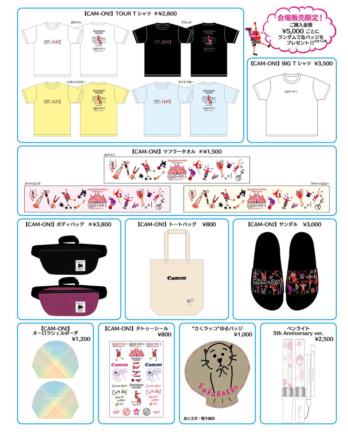 大原櫻子 タオルTシャツポスターCDなど