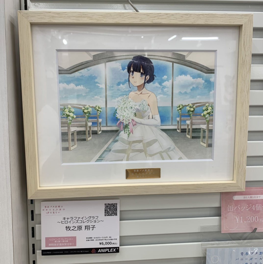 青ブタ展in秋葉原】 本日より、ANIPLEX+にて受注中の 『ヒロインズ