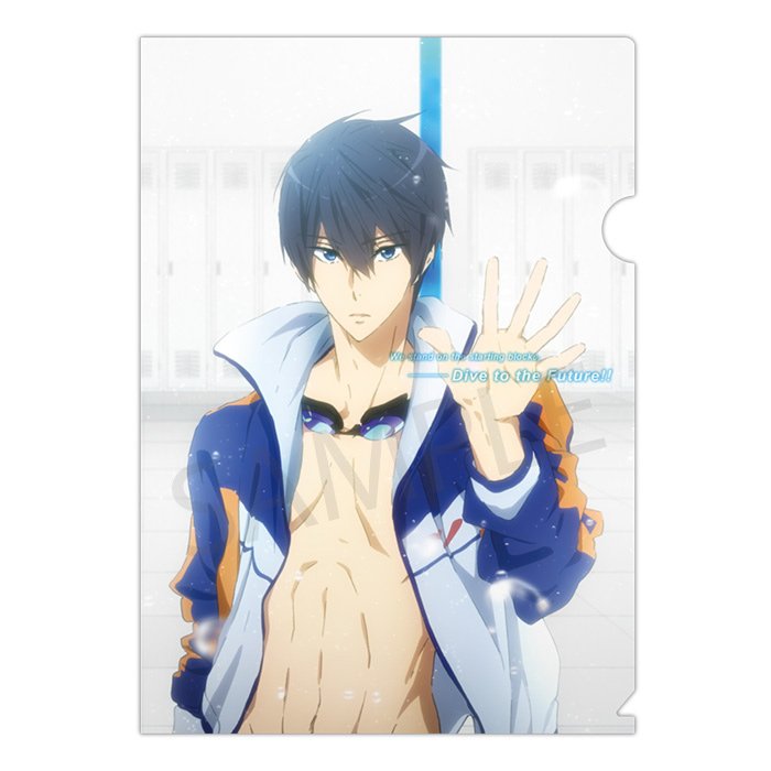 Free!DF】 「クリアファイル【Water】」好評販売中！ 遙、凛、郁弥の