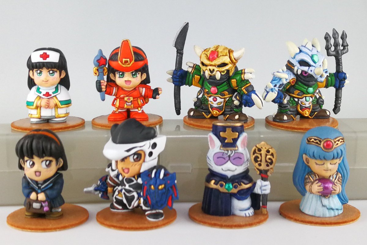 甲竜伝説ヴィルガスト 消えた少女特別編のみなさん。全26種みたいです