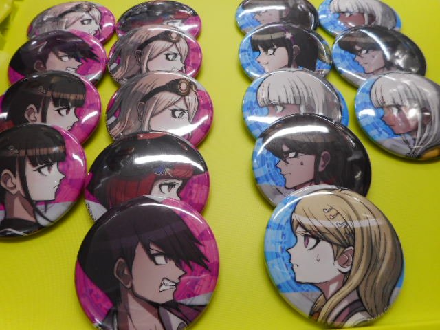 おはっくまー！！】ダンガンロンパV3から議論スクラム缶バッジ入荷しま