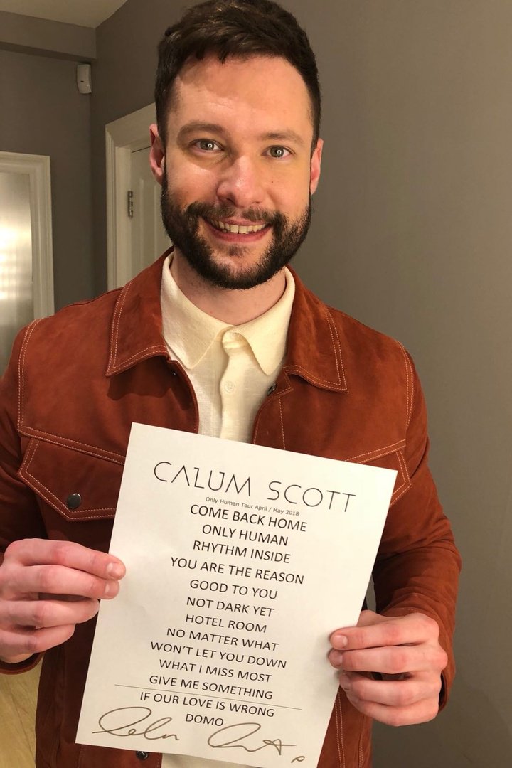 Giving away signed setlists from my 'Only Human' tour! RT this