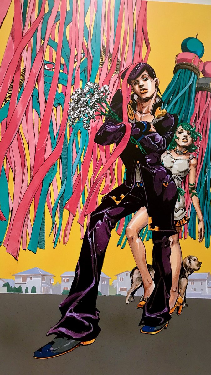 ジョジョ展2012 複製原画 ブチャラティ 徐倫 GUCCI ジョジョの奇妙な