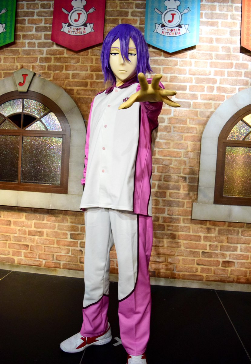 J-WORLD】本日よりJ-WORLD TOKYOにてグリーティングに紫原が登場しま