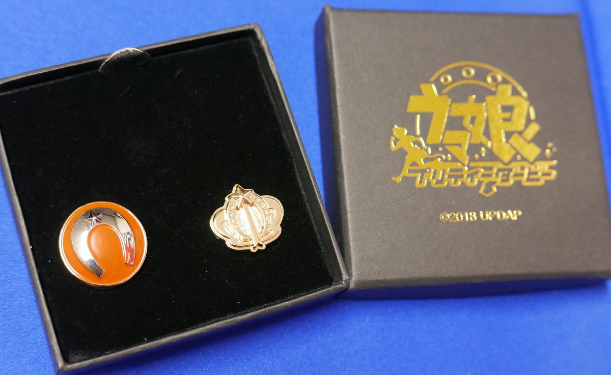 トレーナーの証として作中にも登場するトレーナーピンバッジ2種セット