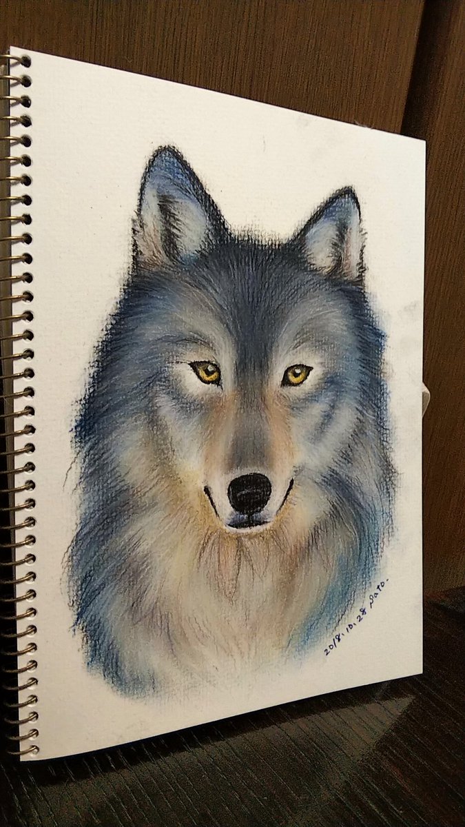 Elegant blue』 #パステル #パステルイラスト #パステル画 #リアル