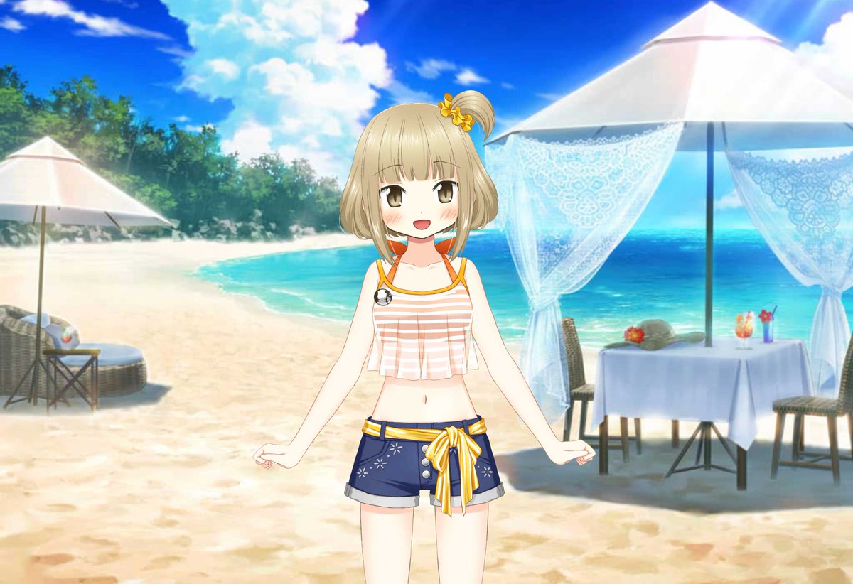 水着コレクション2021】 広江ちはる(CV.相良茉優) 「わぁ、海なんて