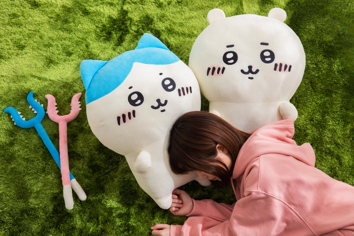 🌷発売🌷 『討伐棒をもった特大ぬいぐるみ』 （#ちいかわ／#ハチワレ