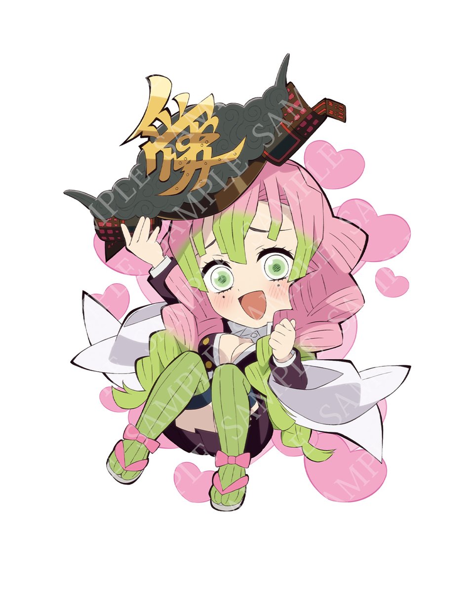 スタンディPOP原画版 甘露寺蜜璃 ダイニング　書き下ろしイラスト 鬼滅の刃