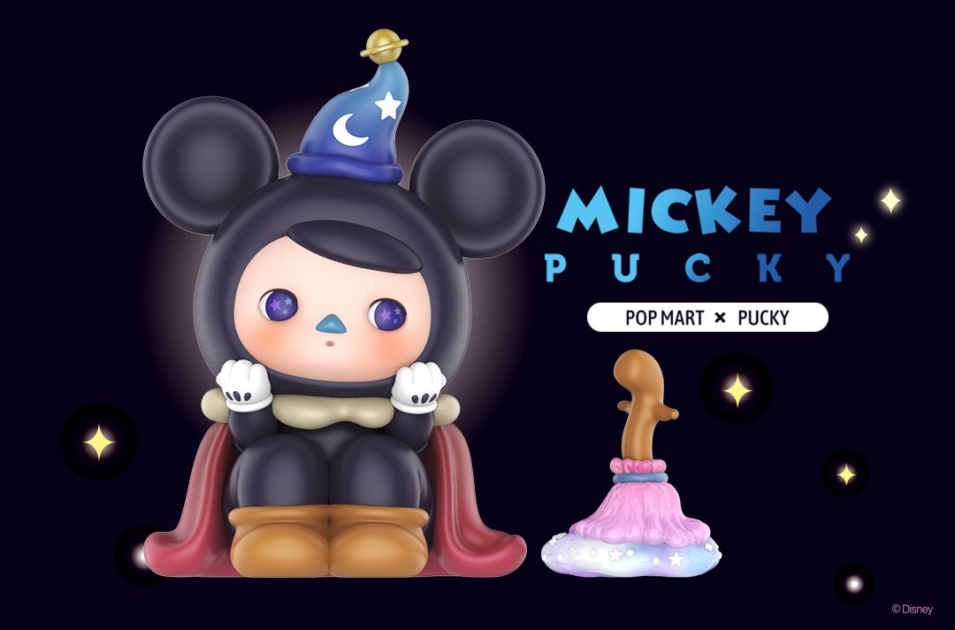 🆕🆕#POPMART #新発売🆕🆕 ✨#PUCKY × ＃DISNEY ミッキー ビッグサイズ